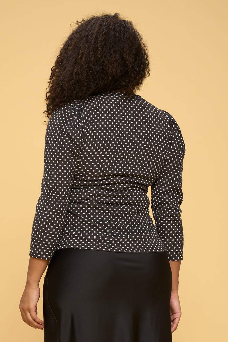 Daisy Polka Dot Knit Sweater