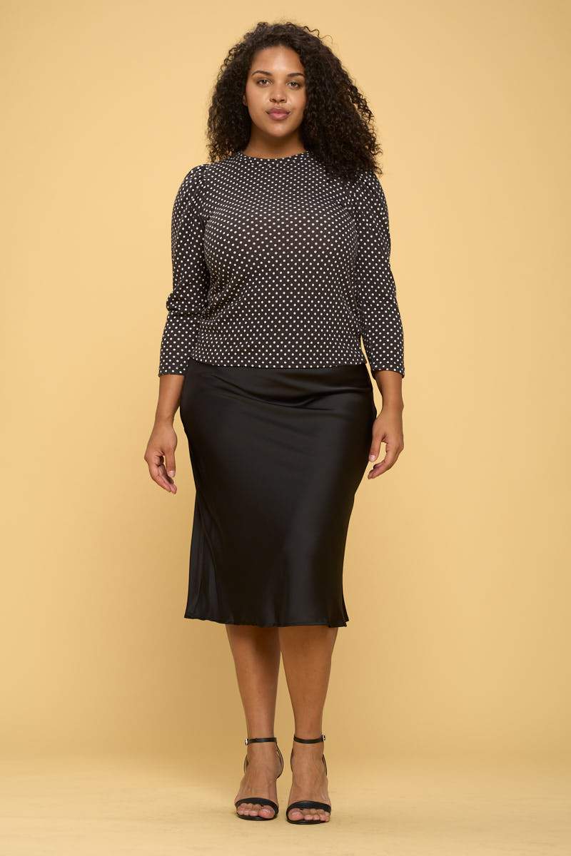 Daisy Polka Dot Knit Sweater