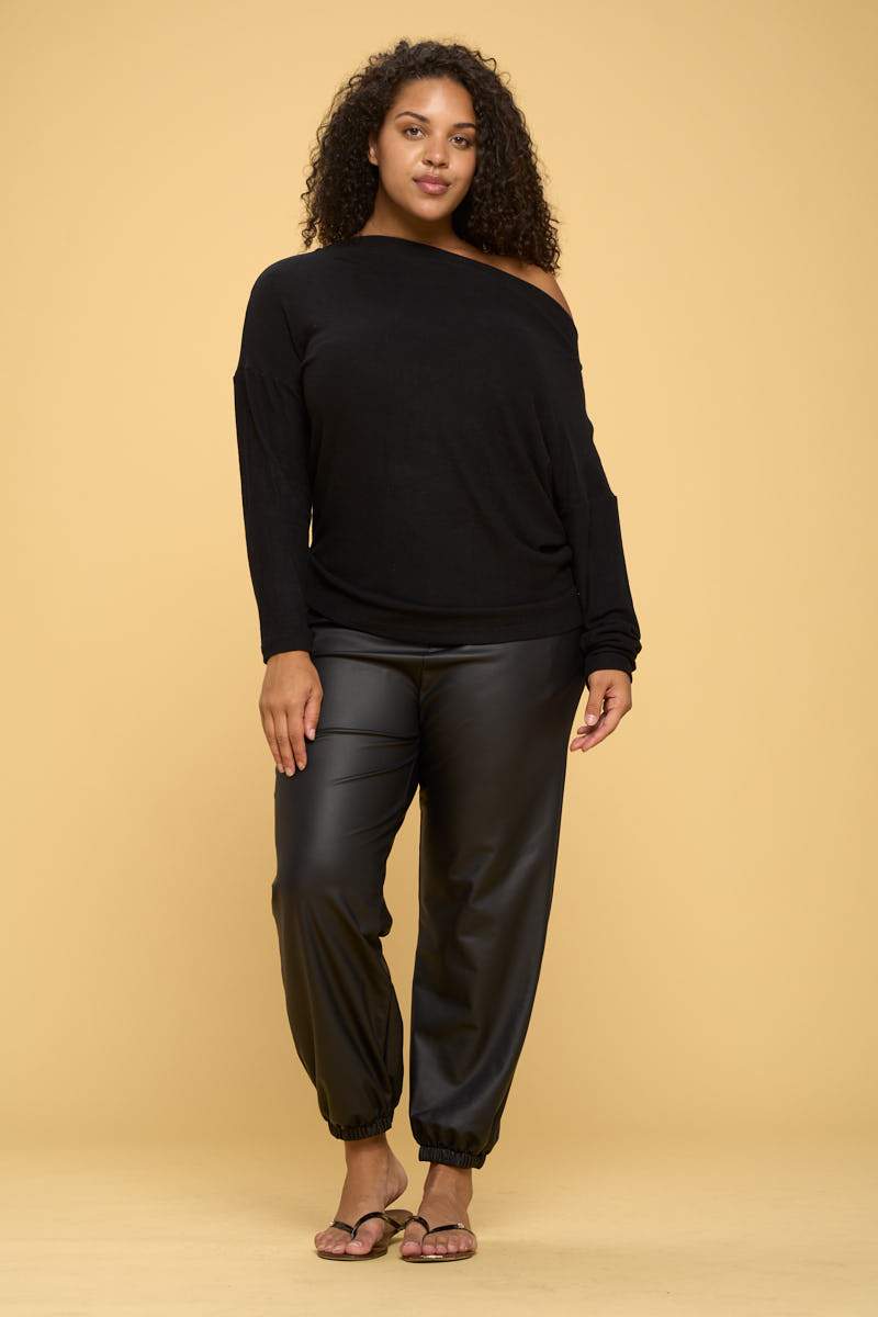 Amelia Knit Off the Shoulder Top