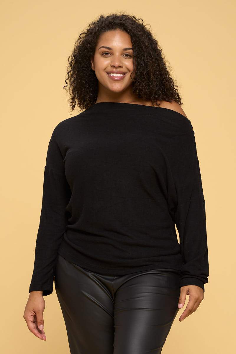 Amelia Knit Off the Shoulder Top