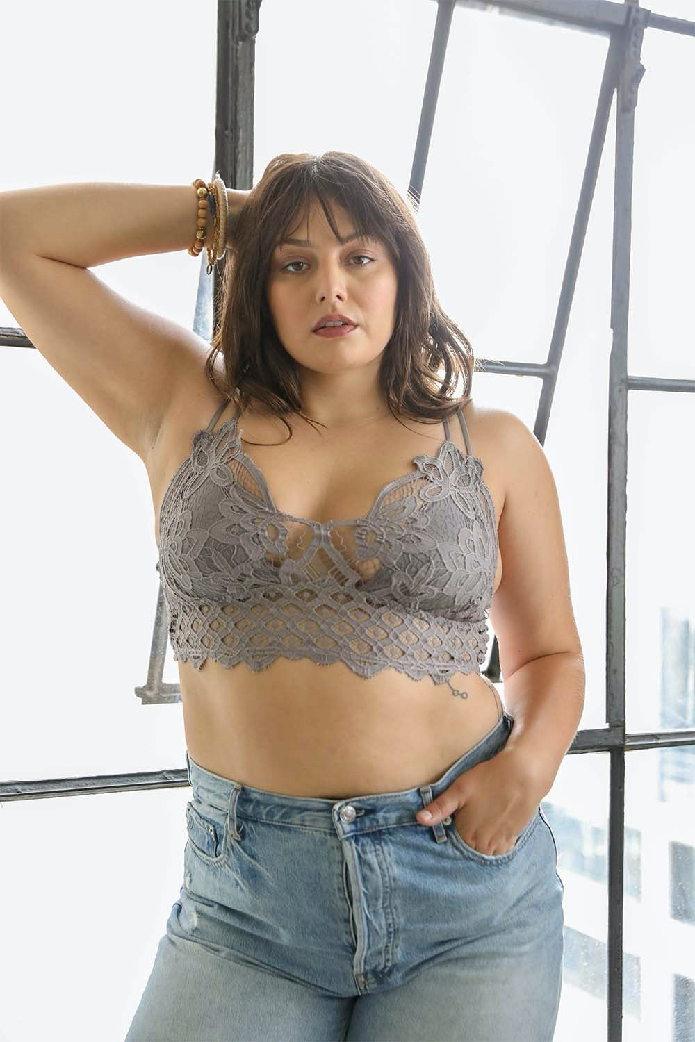 Jade Crochet Lace Bralette