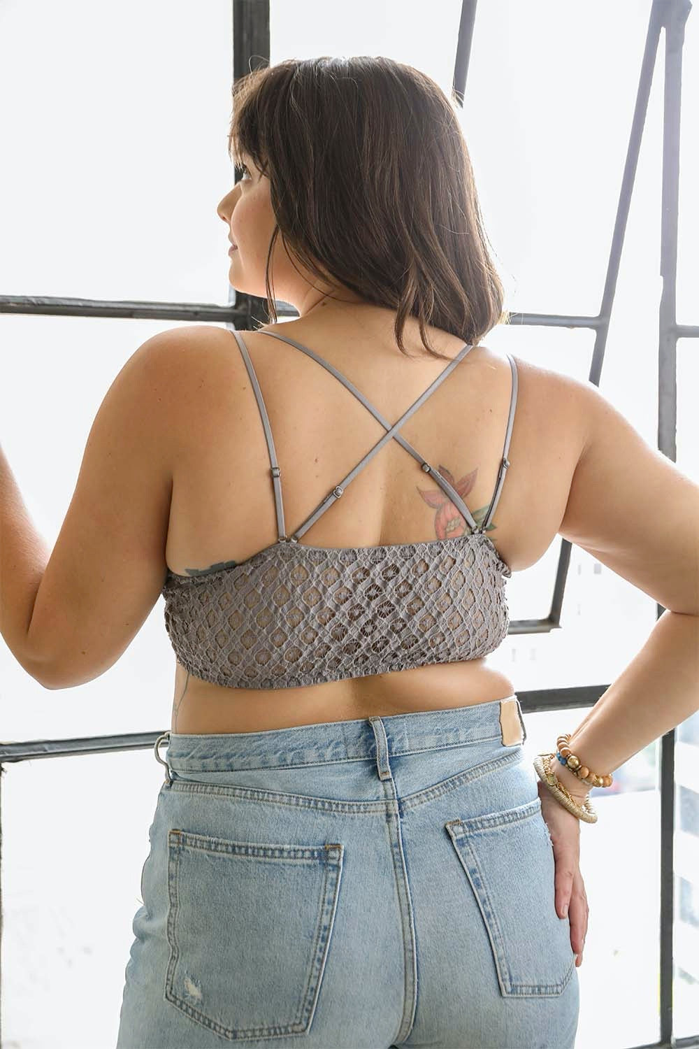 Jade Crochet Lace Bralette