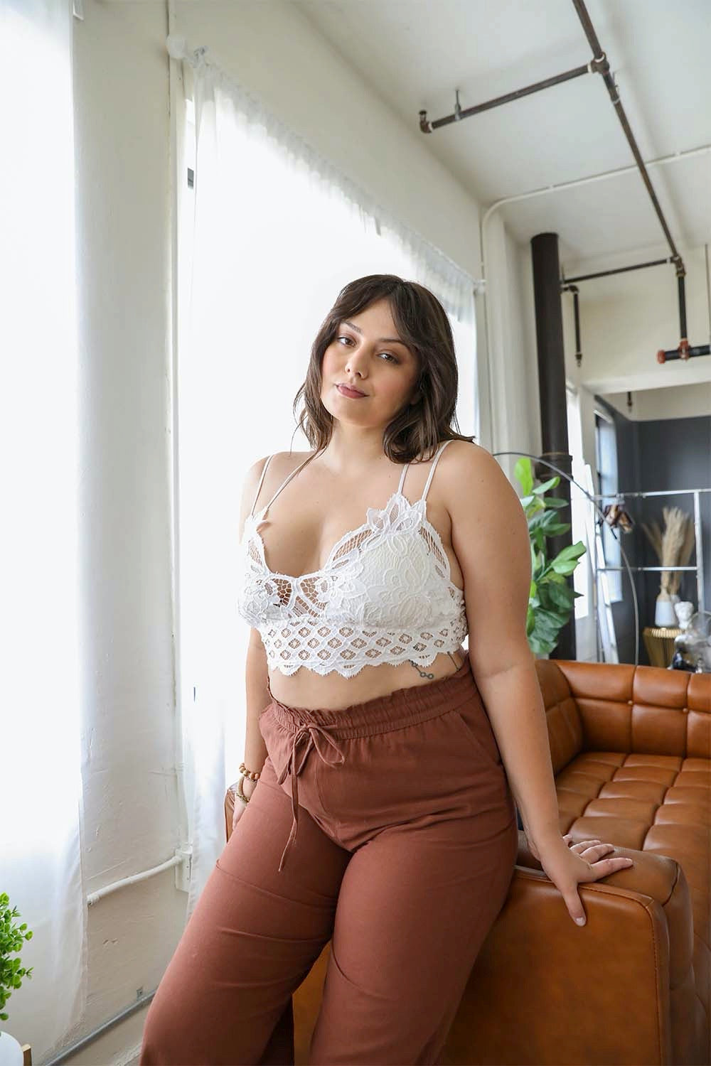 Jade Crochet Lace Bralette