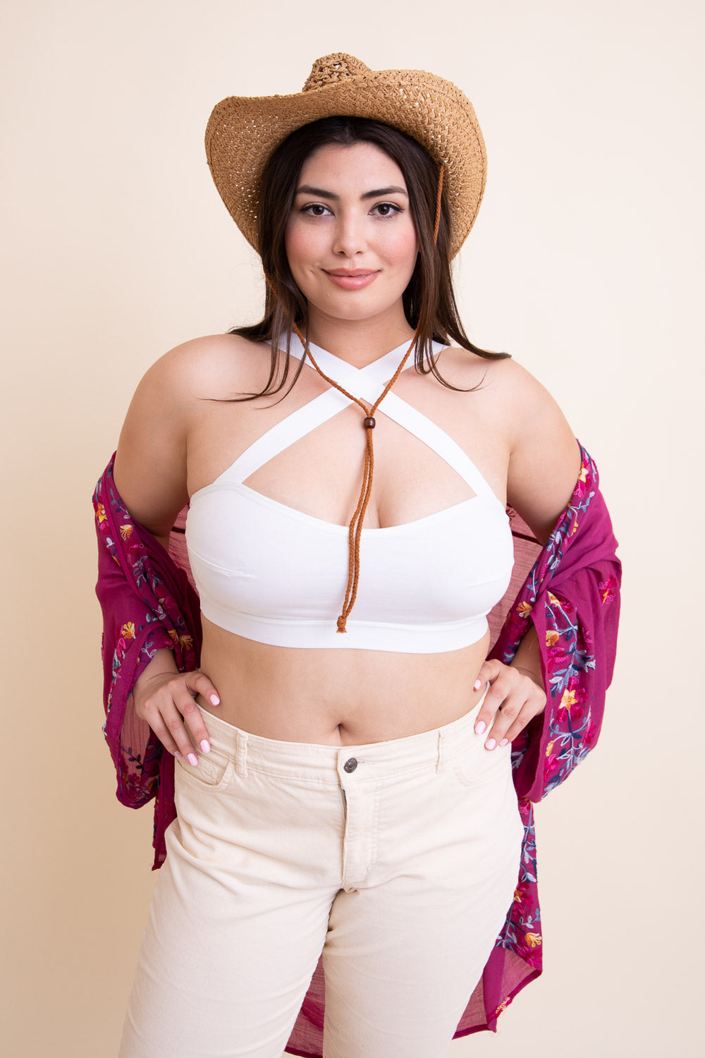 Raya Cross Front Bralette