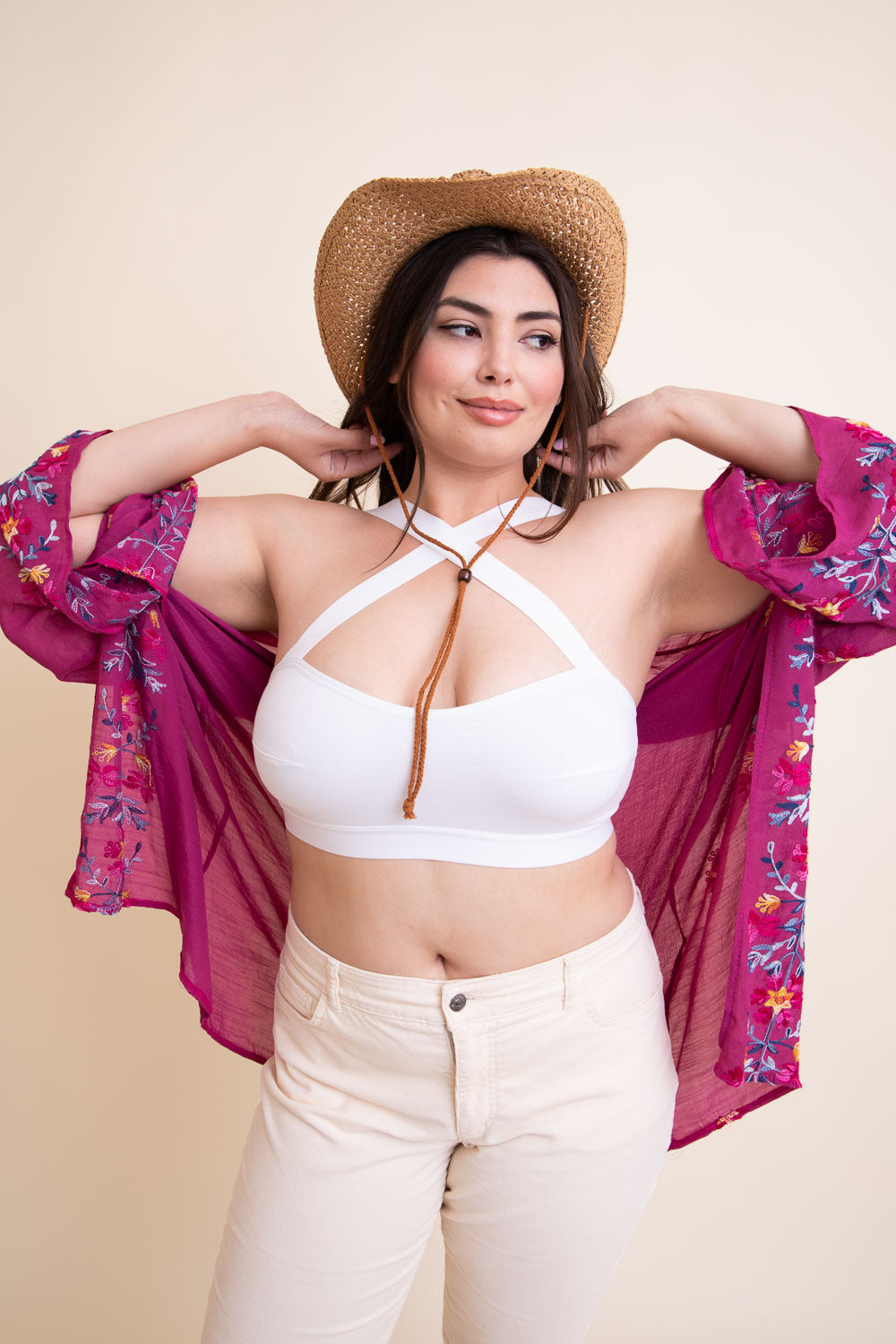 Raya Cross Front Bralette