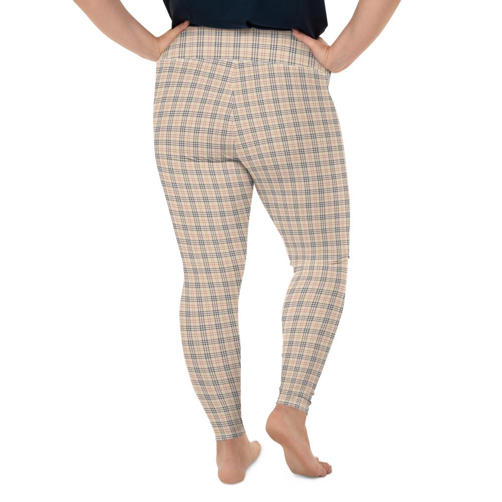 Abigail Plaid Plus Size Leggings