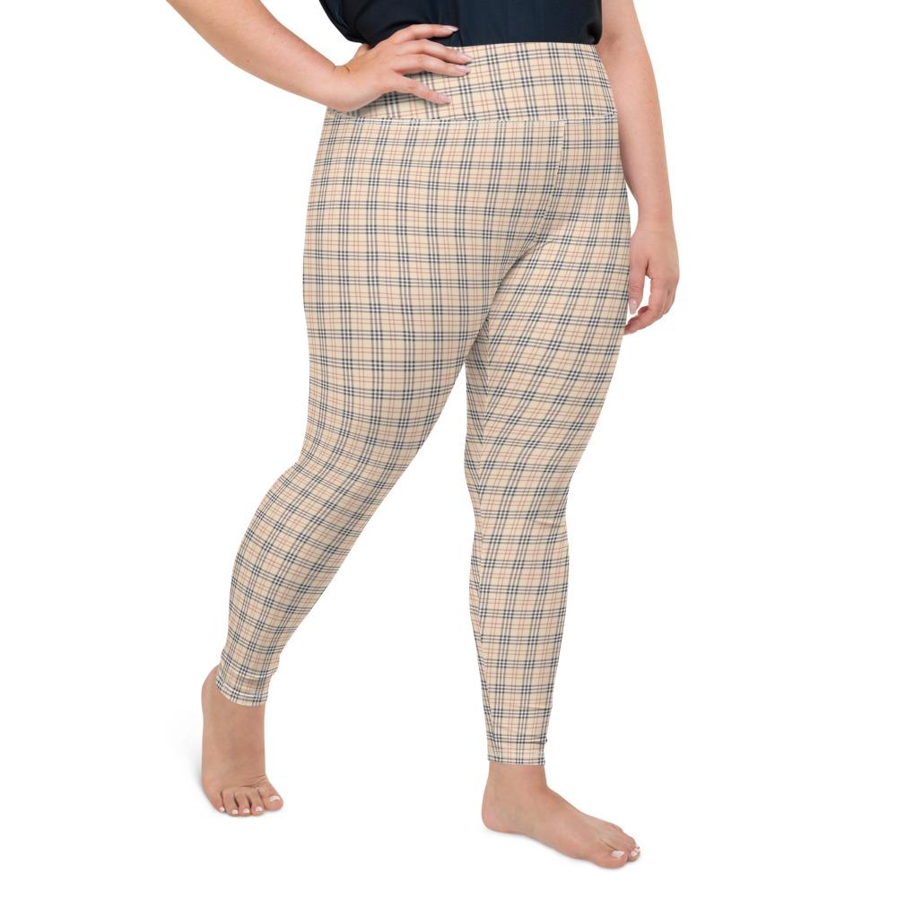Abigail Plaid Plus Size Leggings