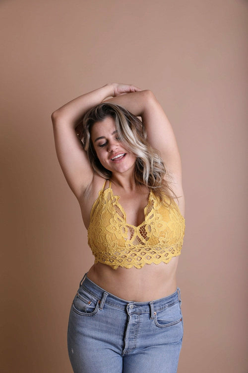 Jade Crochet Lace Bralette