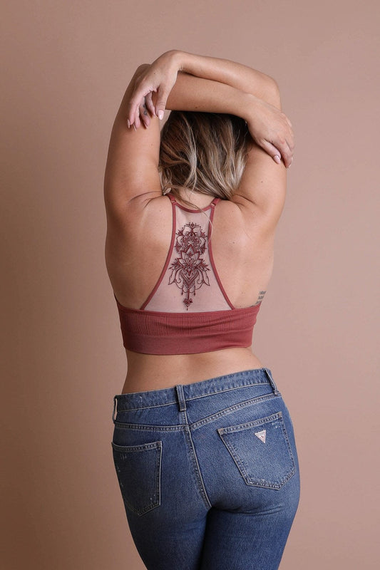 Eleanor Tattoo Back Bralette