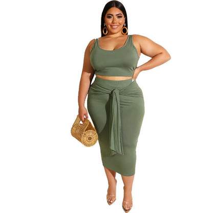 Lace Up Two Piece Oversized