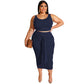 Lace Up Two Piece Oversized