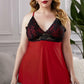 Lace See-through Plus Size Chemise